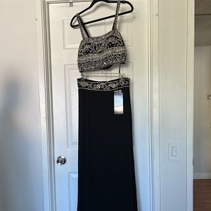 Alyce Paris Two Piece Beaded Prom Dress